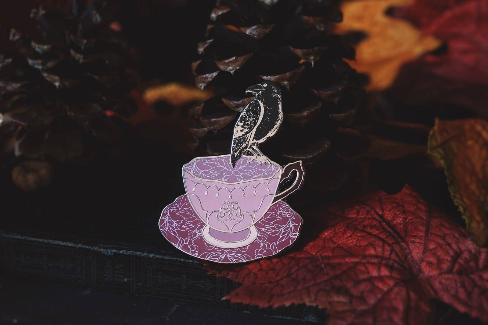 Nevermore Pin: Rose Tea (Blush Pink)