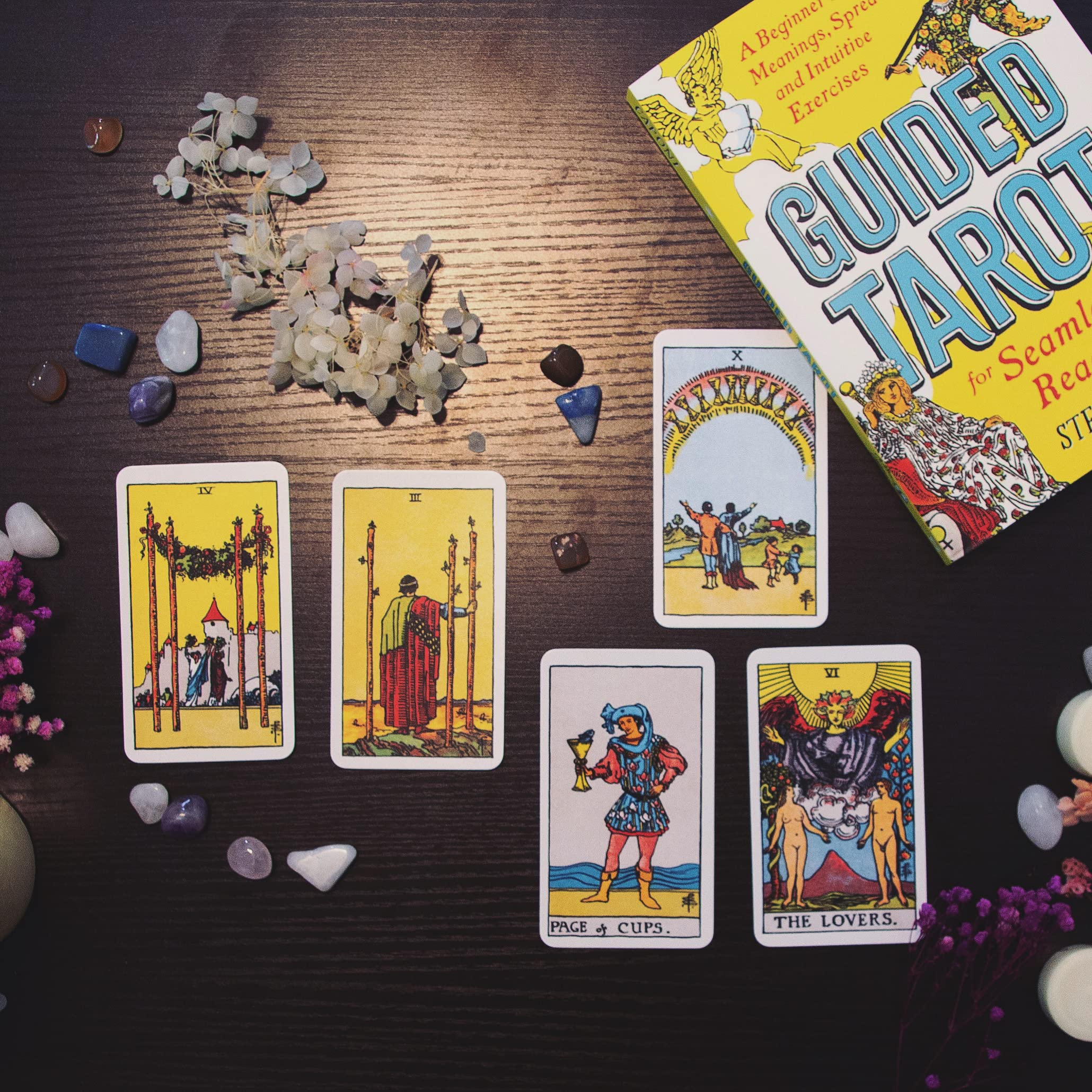 Guided Tarot: A Beginner's Guide to Card Meanings, Spreads, and