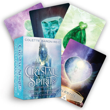 Crystal Spirits Oracle deck by Colette Baron-Reid with art by Jena DellaGrottaglia