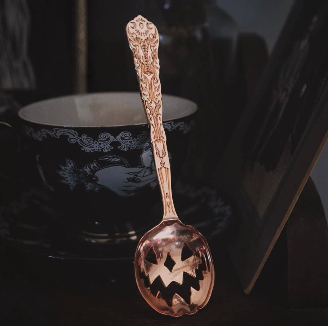 Haunted Hallows Tea Spoon - Rose Gold