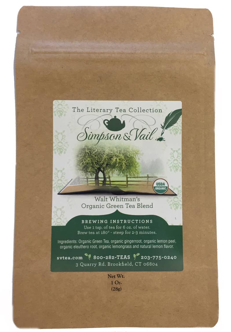 Walt Whitman's Organic Green Tea Blend - 1oz