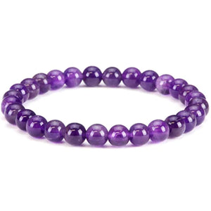 Cast a Stone: Amethyst is a calming stone that is beneficial for those experiencing stress.  It is a stone that provides tranquility, balance, and peace. Amethyst activates strong healing powers and strengthens the immune system.  It is a serenity stone that can be used to dispel fear and anxiety, bringing the wearer emotional stability and strength.  Amethyst can also be very helpful for those with addictive issues.