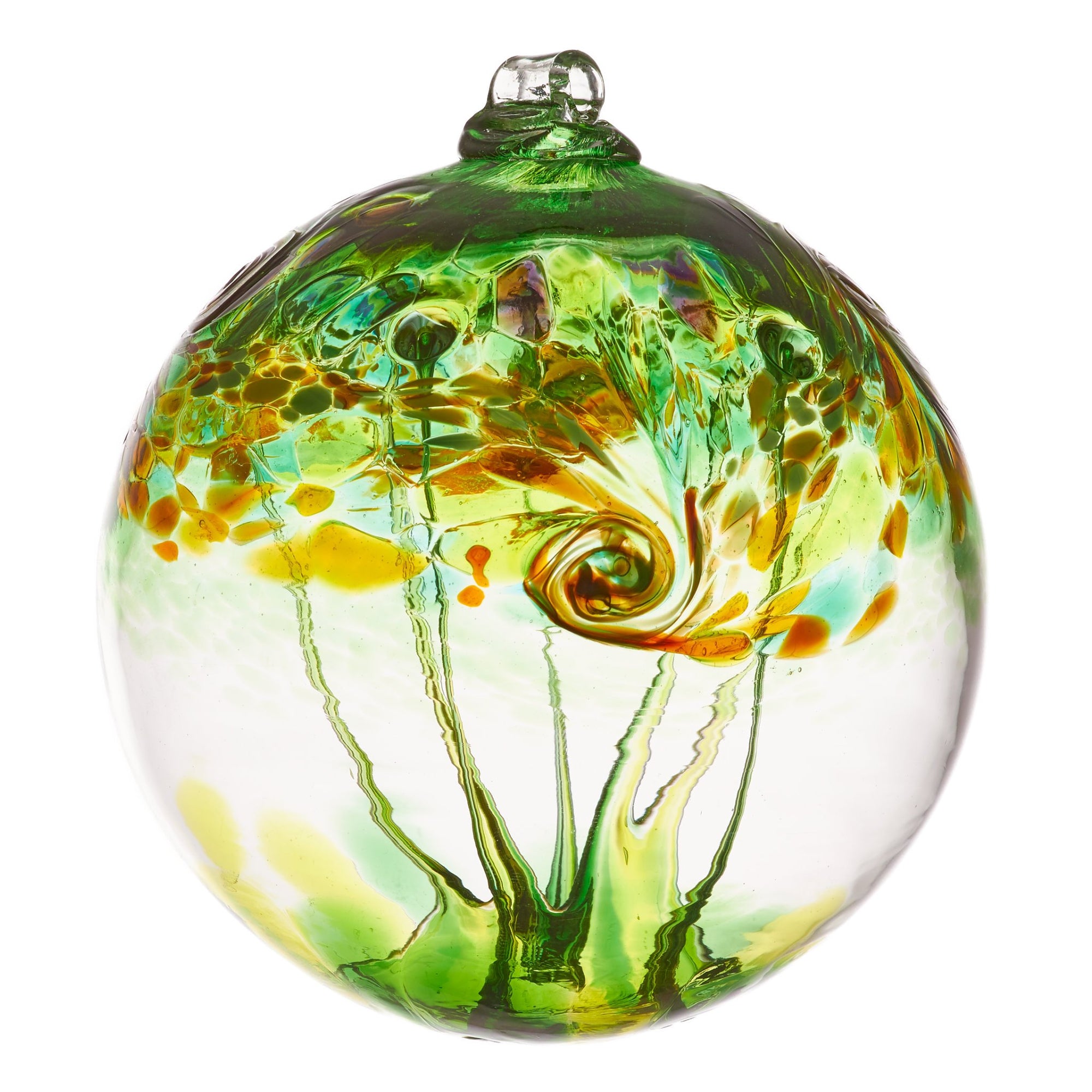 Elements Earth Orb | 6" Hand-blown Art Glass Ornament
