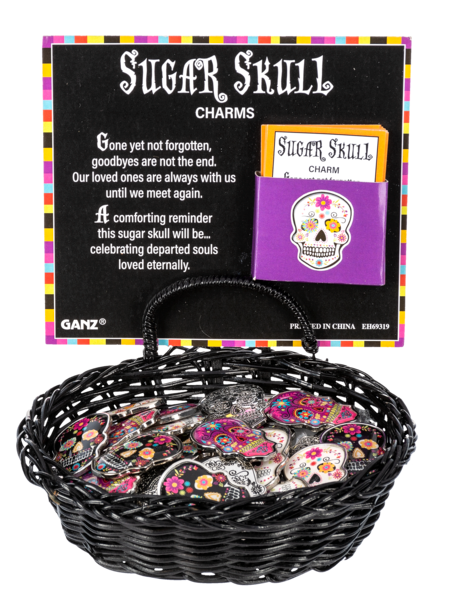 Sugar Skull Pocket Charm