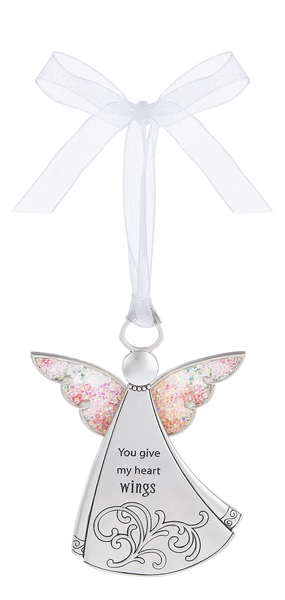 Ornament - Angel -You give my Heart Wings