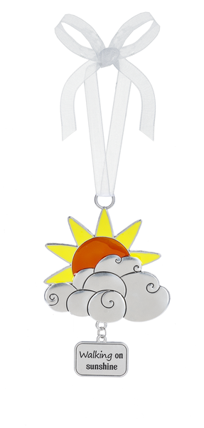 Ornament - Sun in Clouds