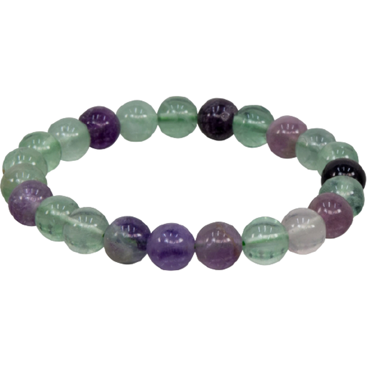 Rainbow Fluorite Stretch Bracelet
