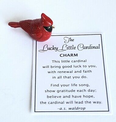 Little Red Cardinal Token Charm
