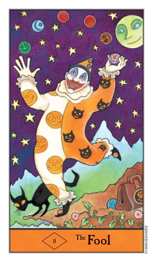 Halloween Tarot in Tin Box