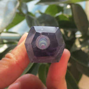 Rainbow Fluorite Gemstone crystal pipe - Cast a Stone