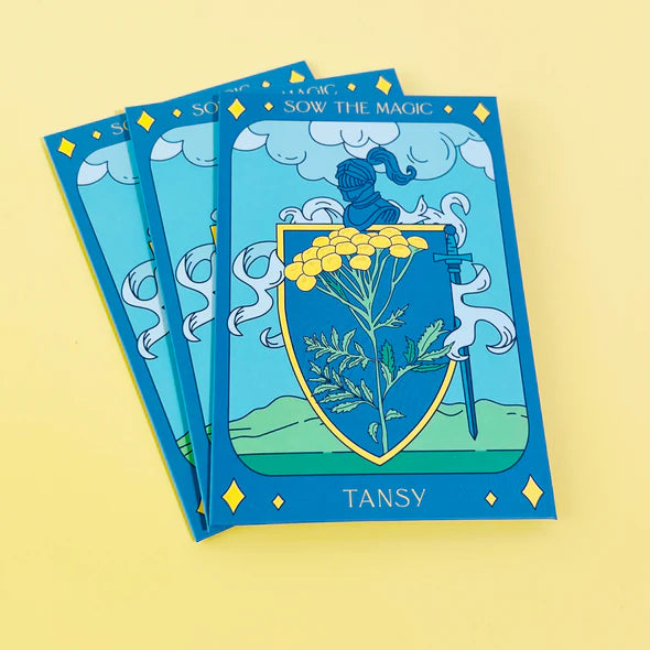 Tansy Tarot Garden Seed Packet