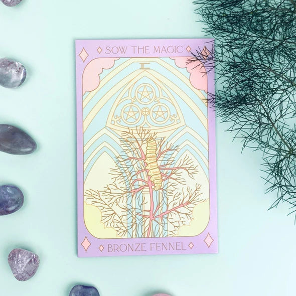 Bronze Fennel Tarot Seed Packet