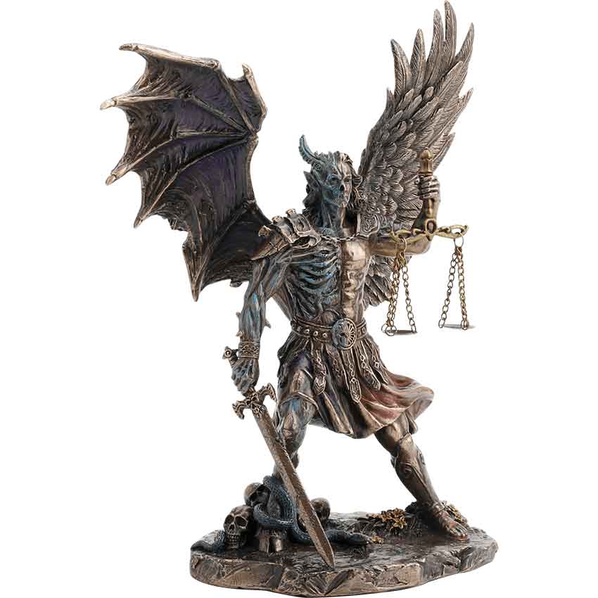 This Judgement of the Nephilim Statue Decor is a true piece of art representing the real meaning of justice. The Nephilim are believed to be mysterious beings or people who are large and strong. The word Nephilim is loosely translated as a giant or hybrid son of fallen angels.