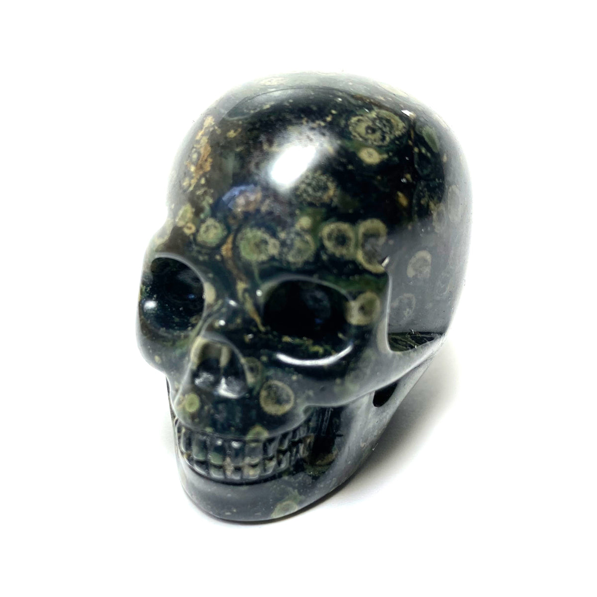 Gemstone Crystal Skull - 2&quot; Assorted Stone Choices!
