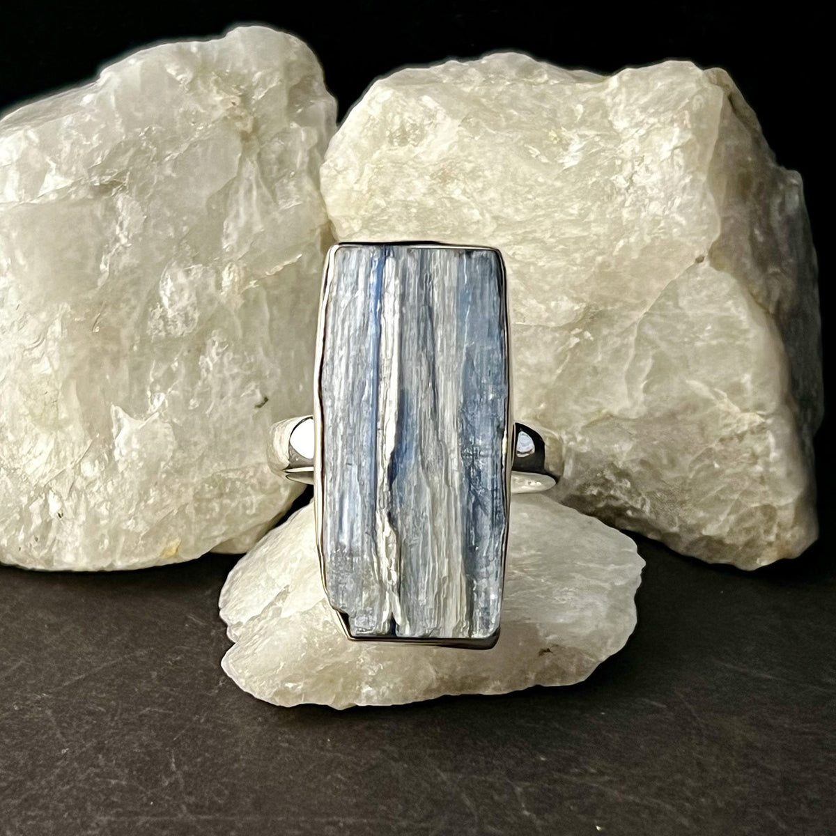 BLUE KYANITE Sterling Silver Ring - Assorted Sizes