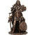 Lady Sif Norse Goddess Statue, featuring a hand-painted cold-cast bronze depiction of the golden-haired Viking goddess holding a sword and wheat