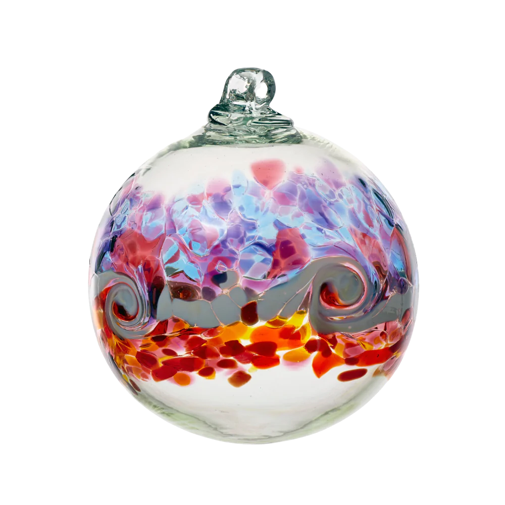 Colour Wave | Summer Sunset hand-blown Art Glass Ornament