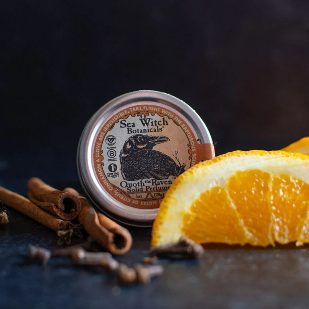 Quoth the Raven Solid Perfume - Orange, Cinnamon & Clove