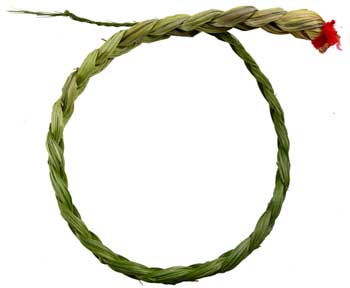 Sweetgrass Braid 18" smudge - Cast a Stone