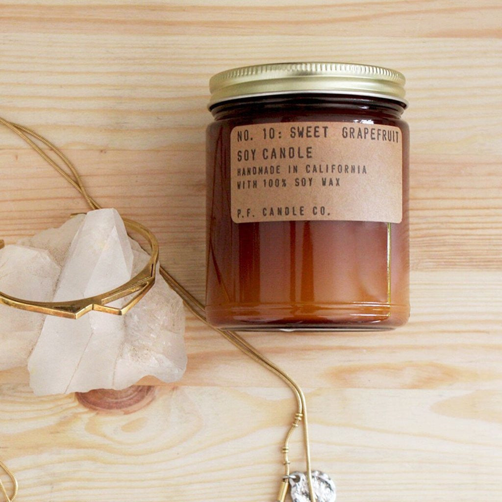 NO. 10: SWEET GRAPEFRUIT - 7.2 OZ STANDARD SOY CANDLE - Cast a Stone
