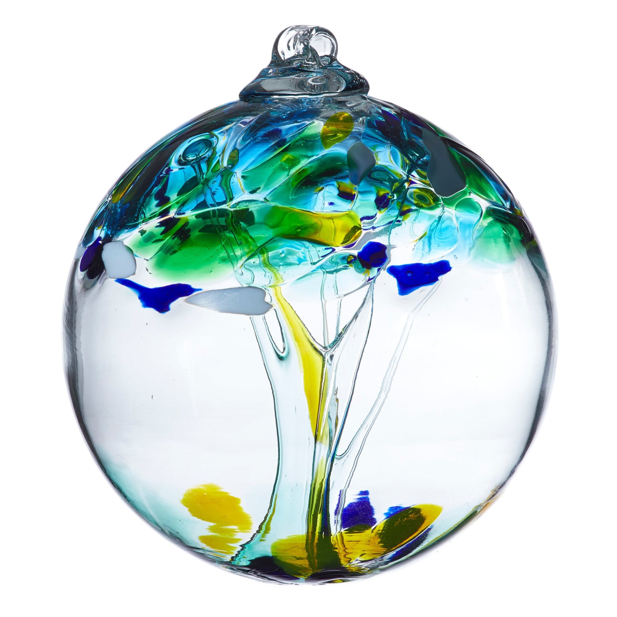Tree of Enchantment Ball | Unity 6" Hand-blown Art Glass Ornament