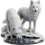 Winter Warriors Wolf Statue by Lisa Parker