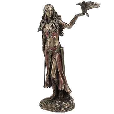 Morrigan Celtic Goddess of Battle Statue
