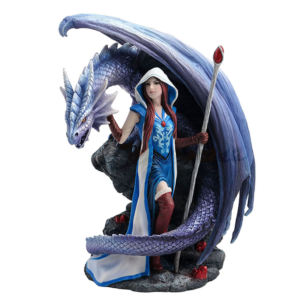 Dragon Mage Statue by Anne Stokes