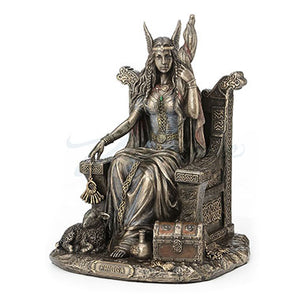 Enthroned Frigga Statue