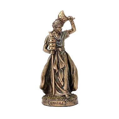 African Orisha Figurines | Yoruba Deities Bronze Resin Statues for Altars & Spiritual Decor