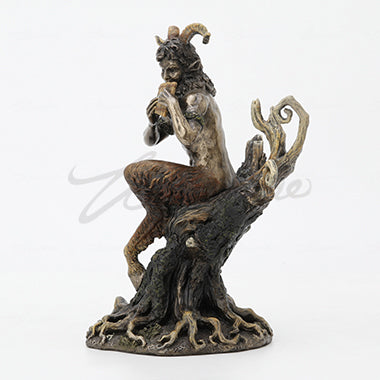 Pan and his Pan Flute Statue