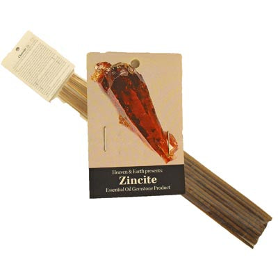 Essential Oil Gemstone Incense Sticks: Zincite