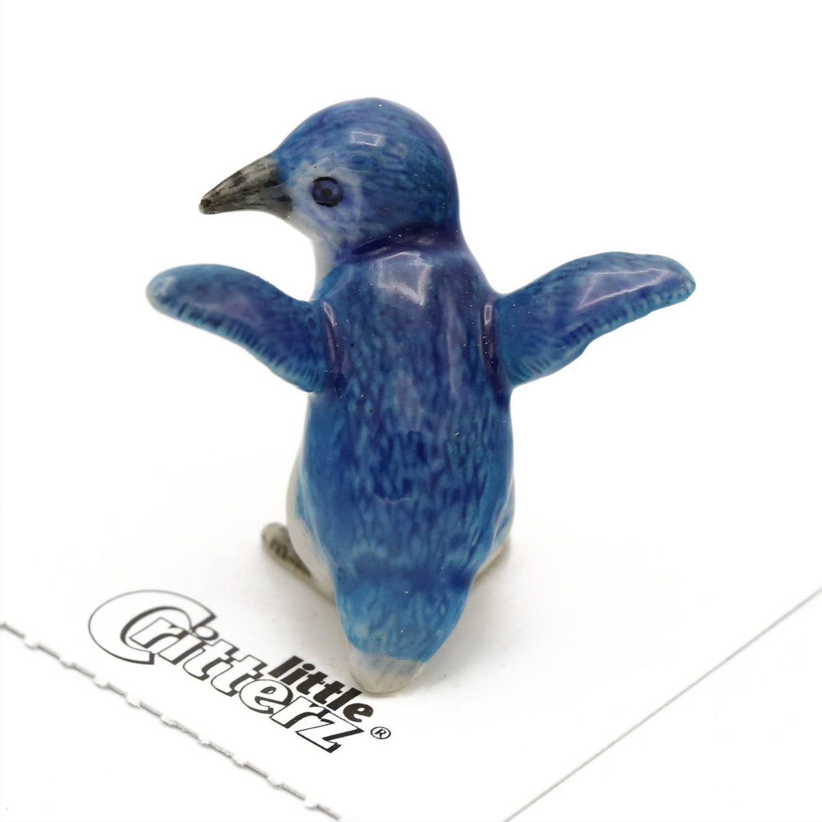 Oamaru Blue Fairy Penguin Porcelain Miniature