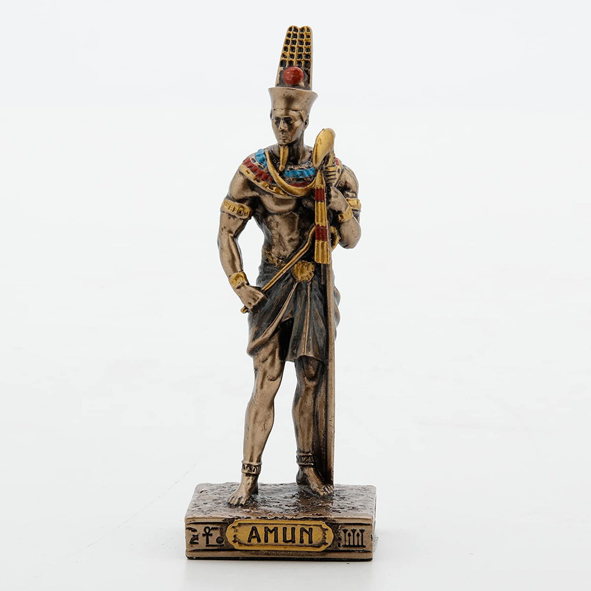 Egyptian God Figurine - Bronze Statue for Altars and Home Decor