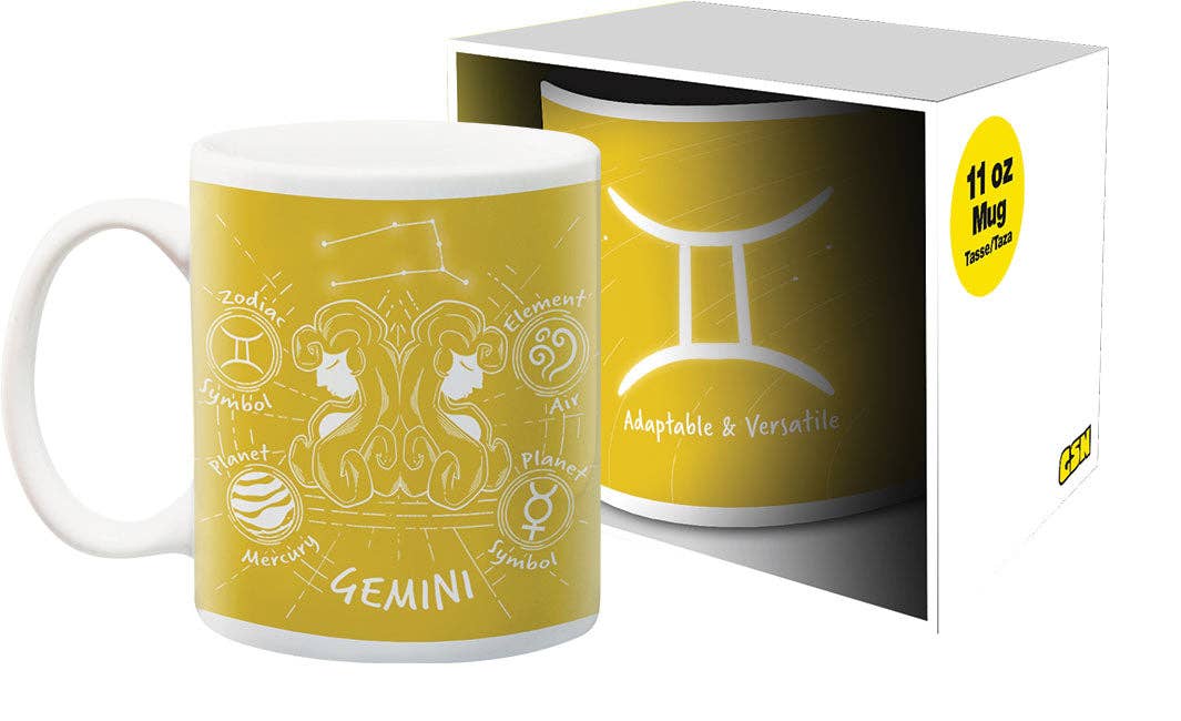 Cast a Stone Horoscope Gemini Mug