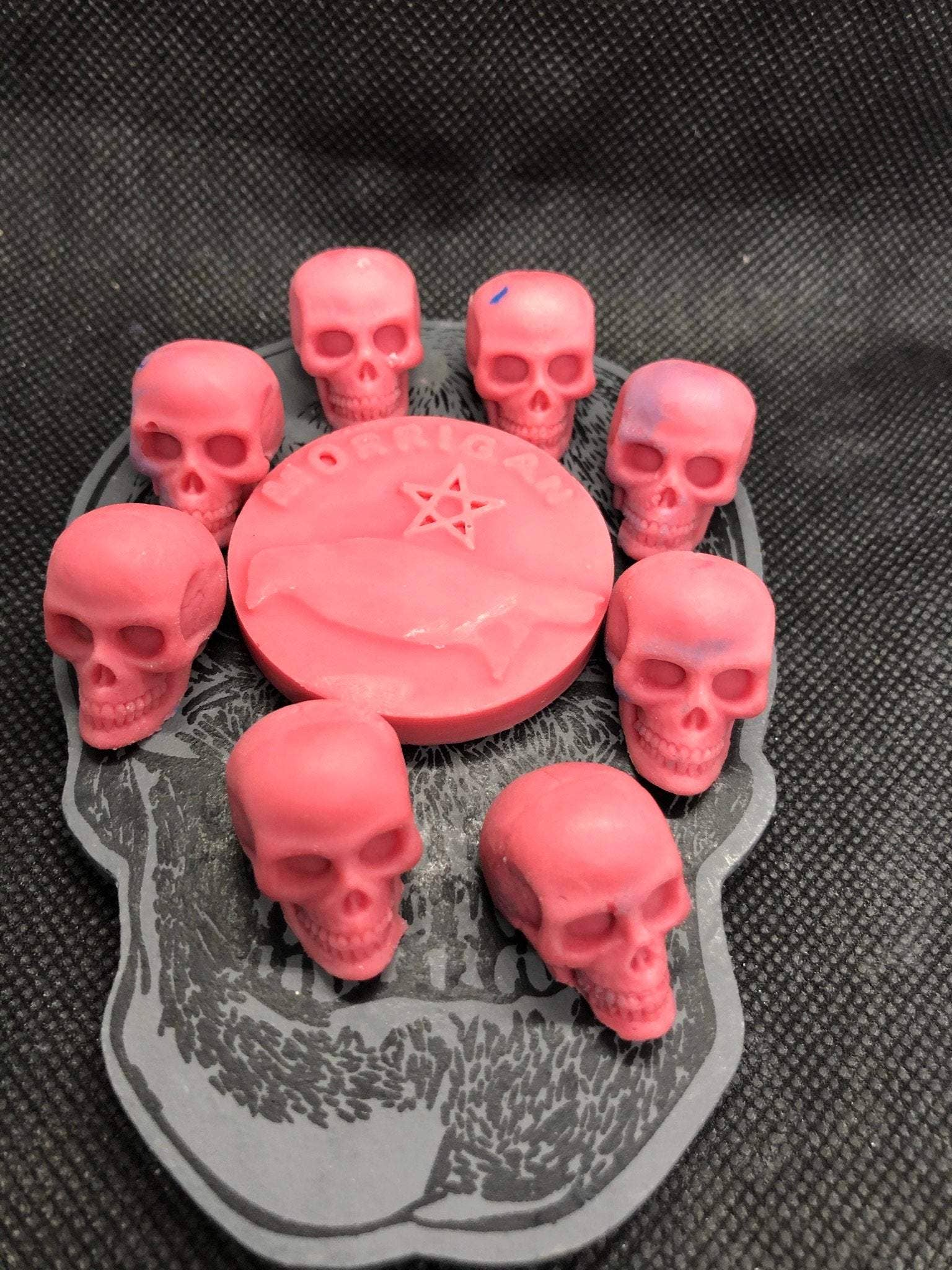 MORRIGAN Skull Wax Melts – Box of 10 | Para-Soy Wax Melts for Warmers
