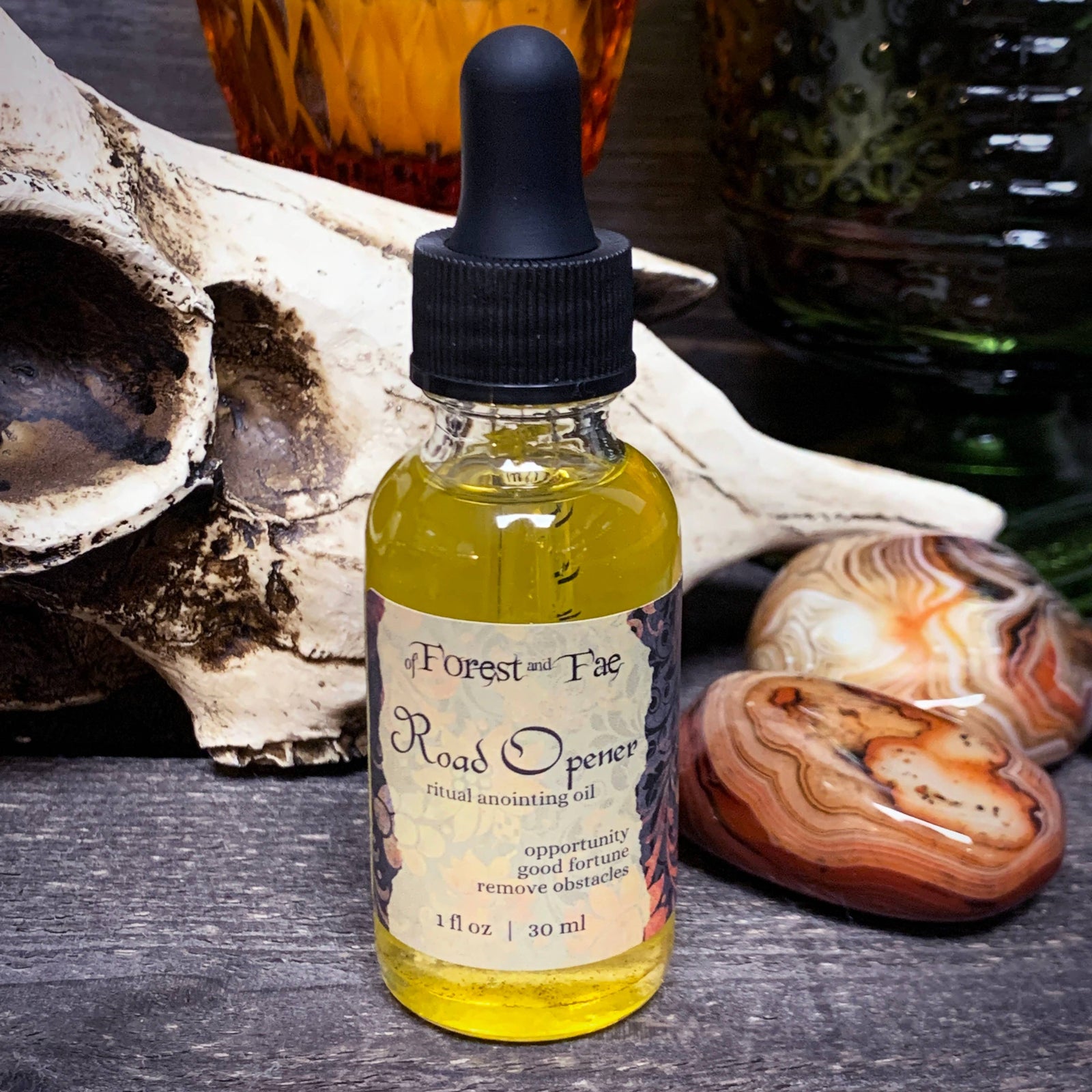 Road Opener Ritual Anointing Oil | Altar Oil | Opportunity | Spellcrafting | Witchcraft | Candle Dressing Oil | Altar Tools | Witchy Tools