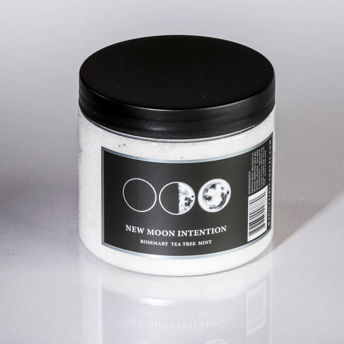 New Moon Intention Bath Salt with Charged Crystal