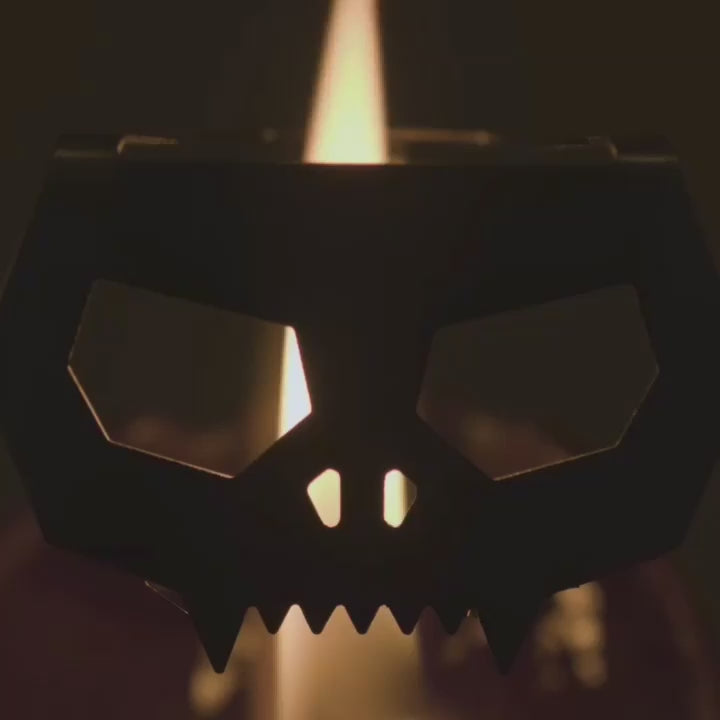 PyroPet Kisa Cat Skeleton Candle - Black