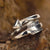 Adjustable Arrow Ring in Sterling Silver