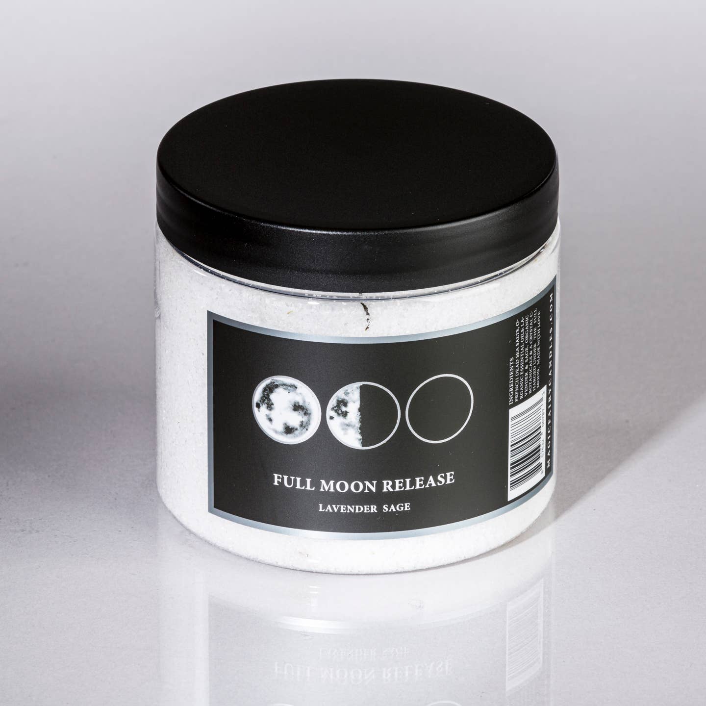 Full Moon Release Bath Salt with Charged Crystal