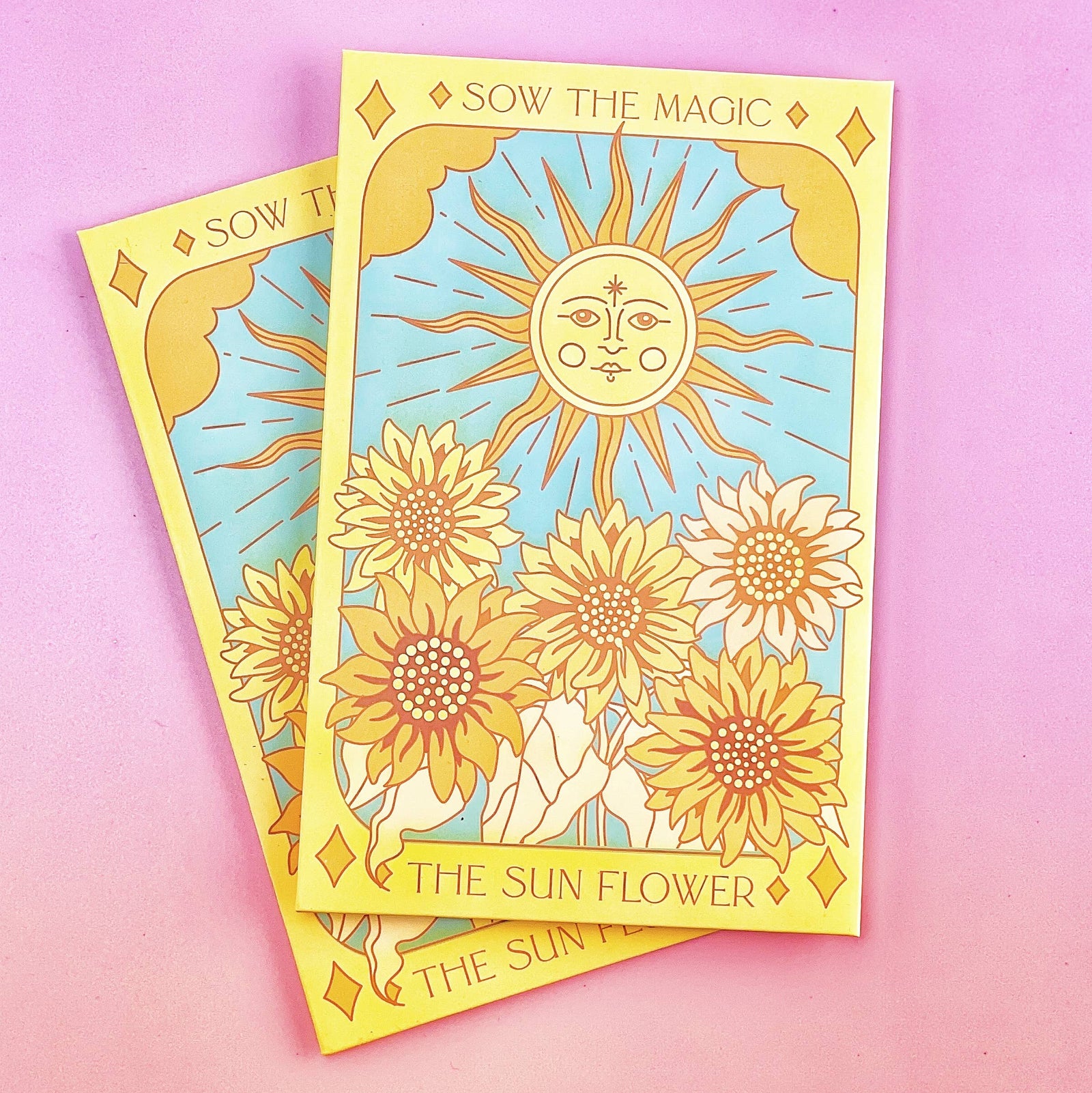 The Sunflower (Ring of Fire) Tarot Garden Seed Packet