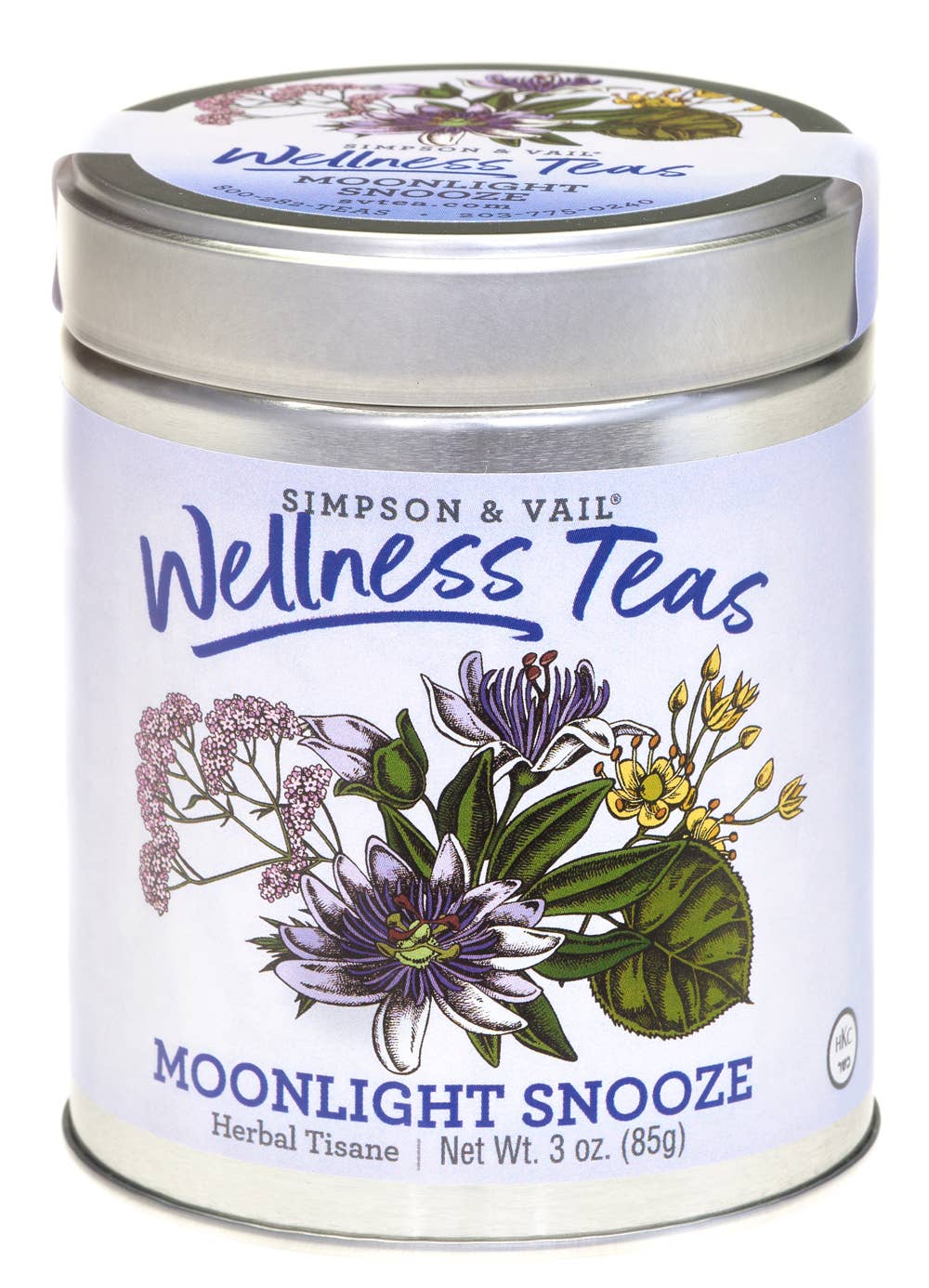Moonlight Snooze - Herbal Wellness Tea - 4oz Tin