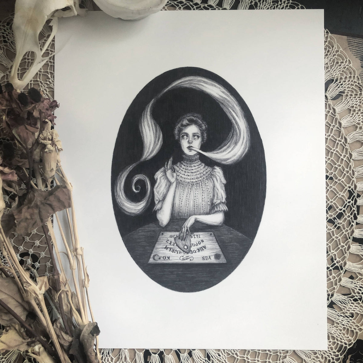 Phantom Whispers Fine Art Print - Victorian Seance