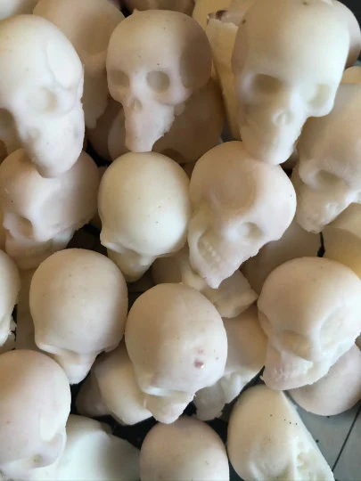 PALO SANTO Skull Wax Melts – Box of 10 | Para-Soy Wax Melts for Warmers