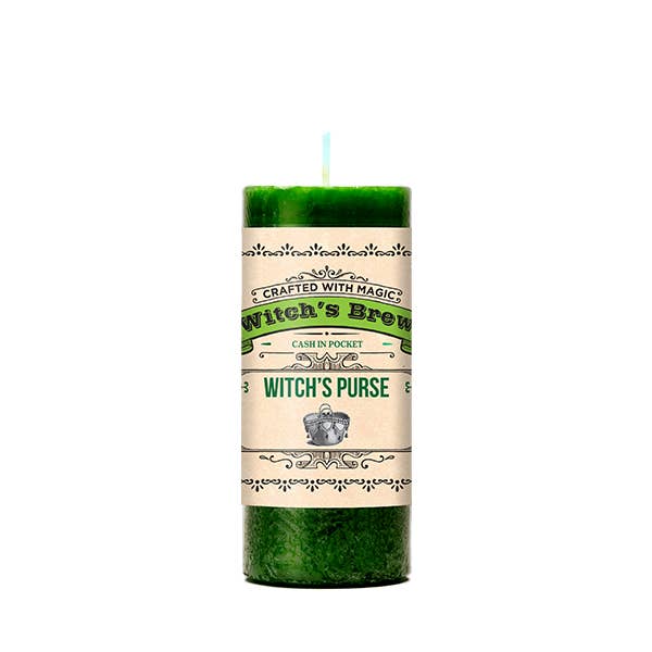 Witch's Brew Witch's Purse Candle - 2x4