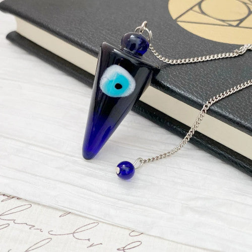 Evil Eye Pendulum with Chain