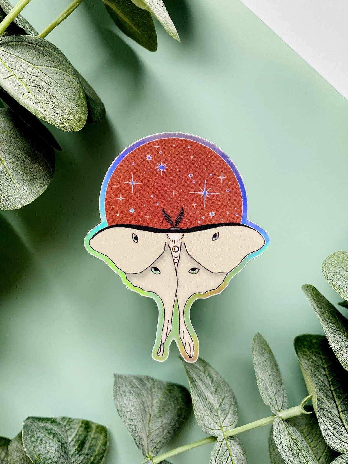 Luna Moth Sticker