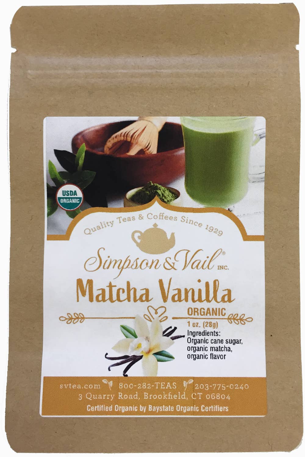 Matcha - Vanilla, Organic: 1OZ
