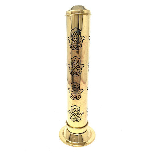 Brass Incense Tower Burner 12"